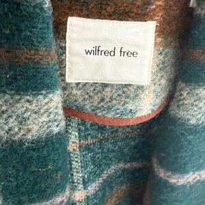 Anthropologie Teal and Brown Plaid Jacket